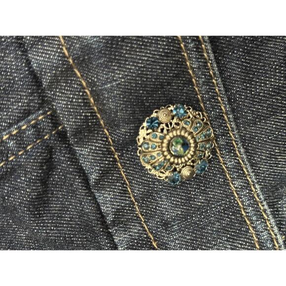 🆕LISTING🆕 Elie Tahari fitted denim jacket - Picture 5 of 10